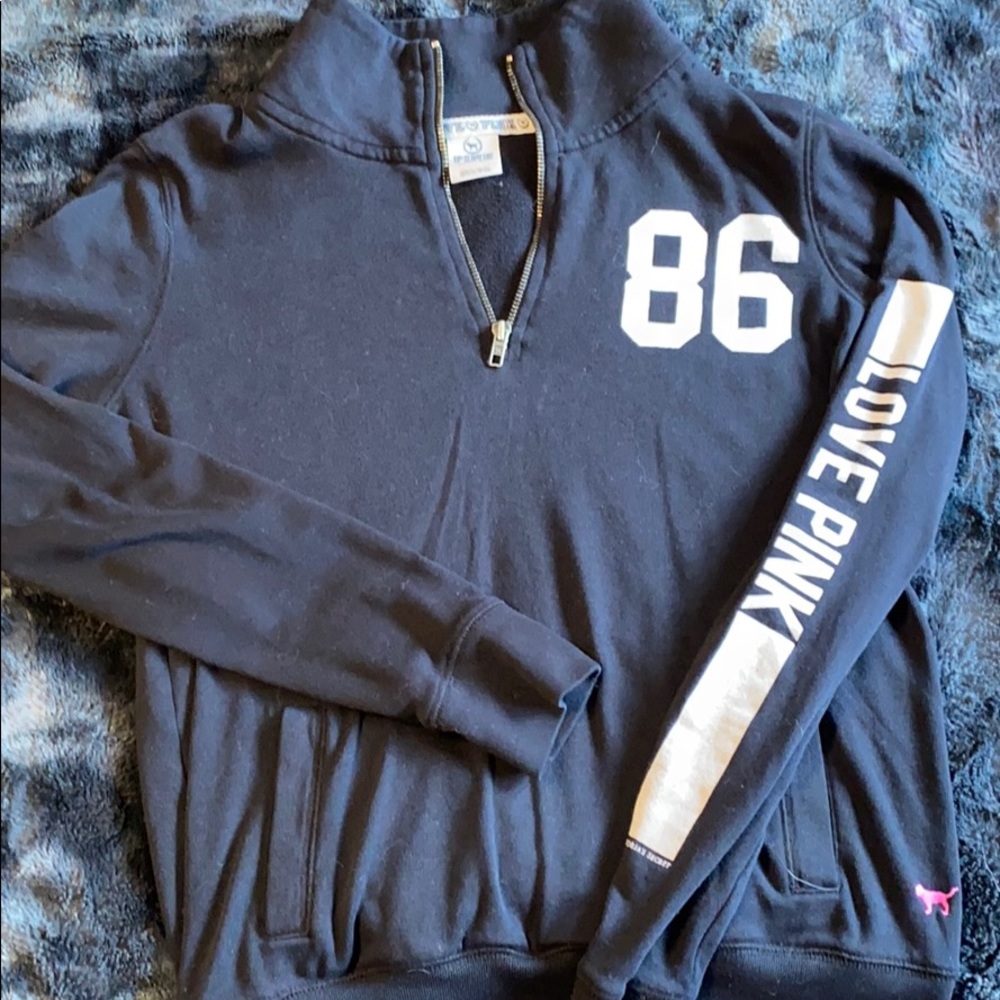 VS PINK black sweatshirt